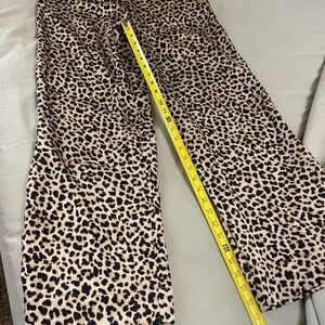 a new day satin cheetah/leopard print pants